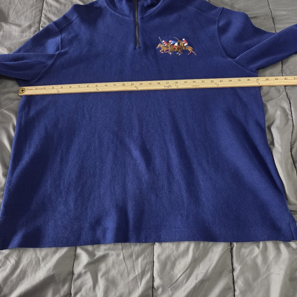 Polo Ralph Lauren 1/4 Zip Sweater - Picture 6 of 7